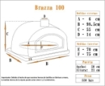 Picture of Horno de Pizzas - BRAZZA 110cm