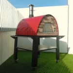 Picture of Horno MAXIMUS PRIME ARENA Rojo con Soporte Negro Bello