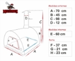 Picture of Horno Movil Carbon - Rojo MAXIMUS