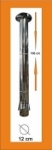 Picture of Chimenea de acero inoxidable Gris Antracita MAXIMUS 100cm AC76F