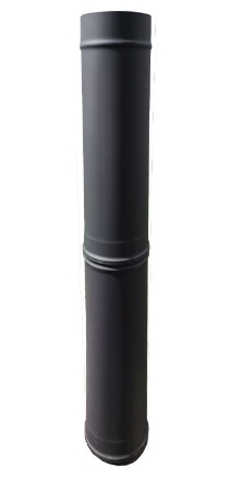 Imagen de Tubo de chimenea MAXIMUS PRIME de acero inoxidable Gris Antracita 100cm AC81F