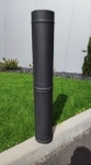 Picture of Tubo de chimenea MAXIMUS PRIME de acero inoxidable Gris Antracita 100cm AC81F