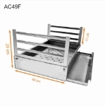 Picture of Parrilla de acero inoxidable para sobreponer 80x40 AC49F
