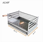 Picture of Parrilla de acero inoxidable para sobreponer 80x40 AC49F