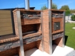 Picture of Barbacoa de Piedra y Ladrillo con Horno y Fregadero CS3070F