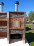 Picture of Barbacoa de Piedra y Ladrillo con Horno y Fregadero CS3070F