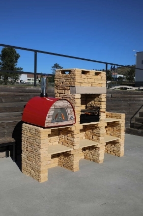 Imagen de Barbacoa de Piedra con encimeras y Maximus FB014F