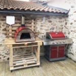 Picture of Horno de Leña Pizza y Pan MAXIMUS ARENA Rojo PRO