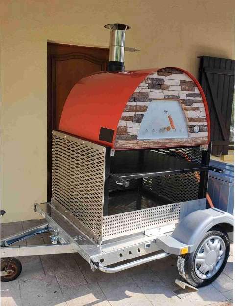 Picture of Horno Pizza y Pan MAXIMUS PRIME ARENA Rojo PRO